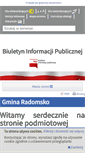 Mobile Screenshot of bip.gmina-radomsko.pl